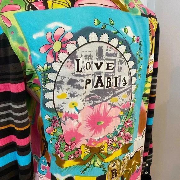 Savage Culture Womens Patchwork Cowl Neck Dress Size XL Pockets Art To Wear - Picture 9 of 14